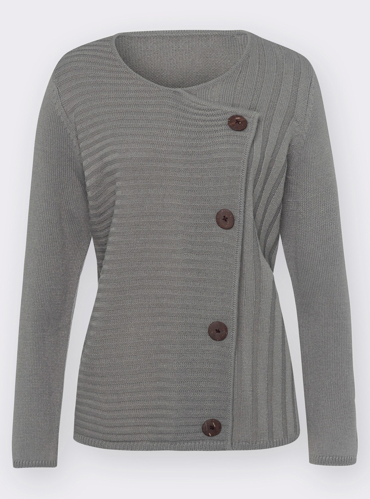 Pletený svetr - šedá