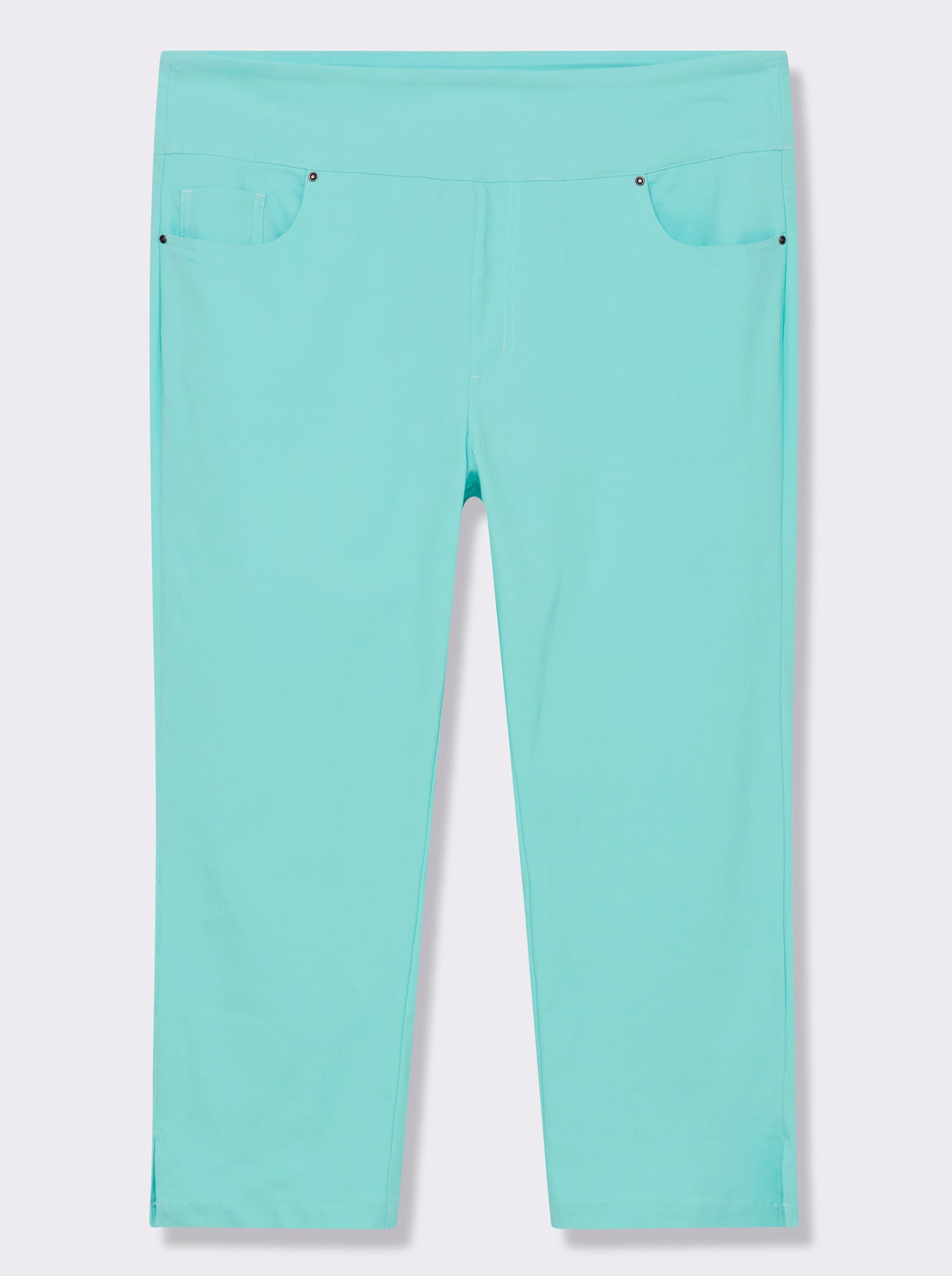 Stretch-Hose in Wadenlänge - aqua