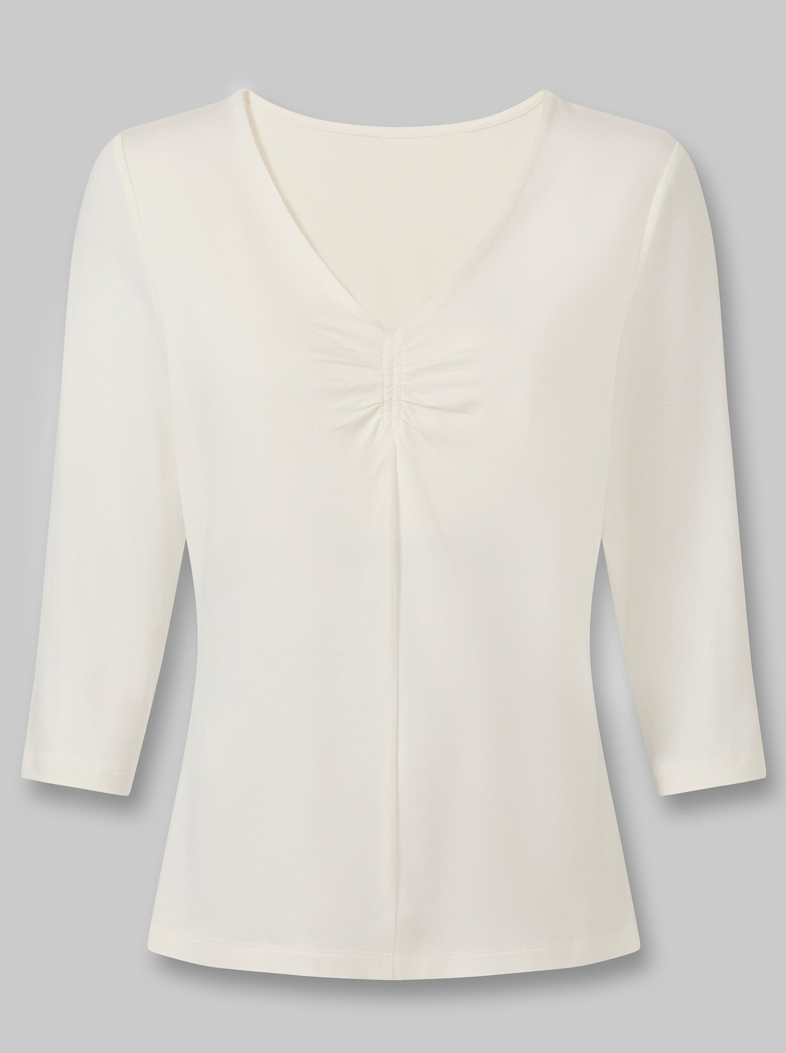 heine 3/4-Arm-Shirt aus Viskose-Stretch - champagner