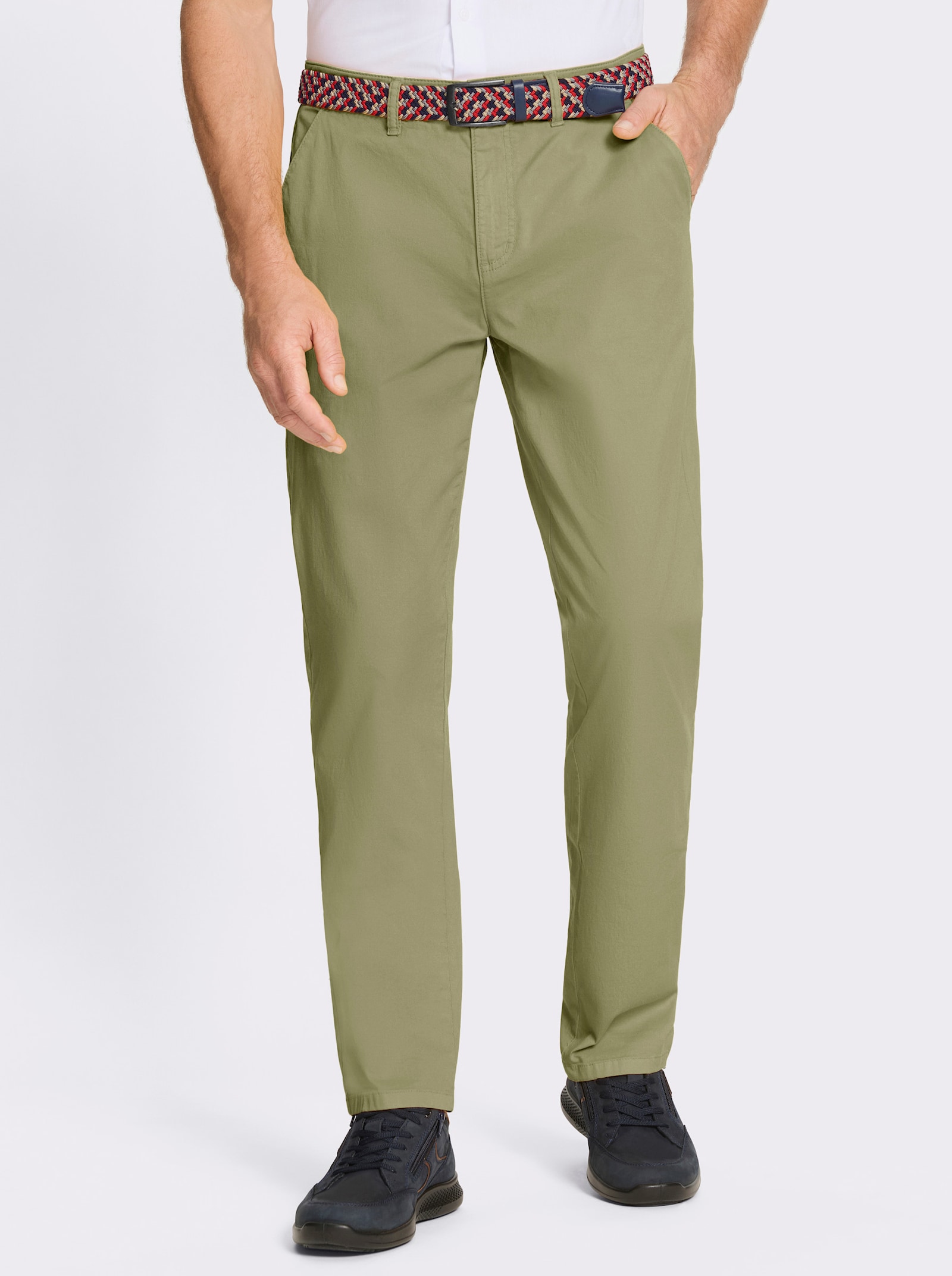 Marco Donati Hose in leichter Twill-Qualität - schilf