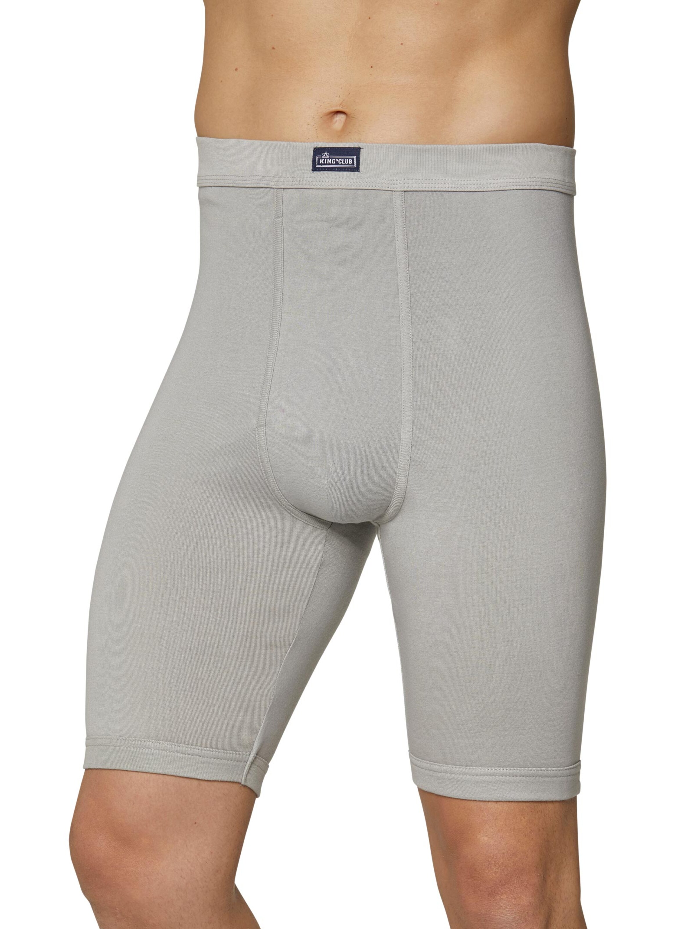 KINGsCLUB Hose knielang - grau + grau-bedruckt