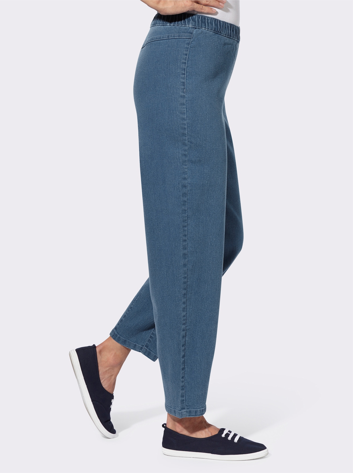 Jeans - blue-bleached