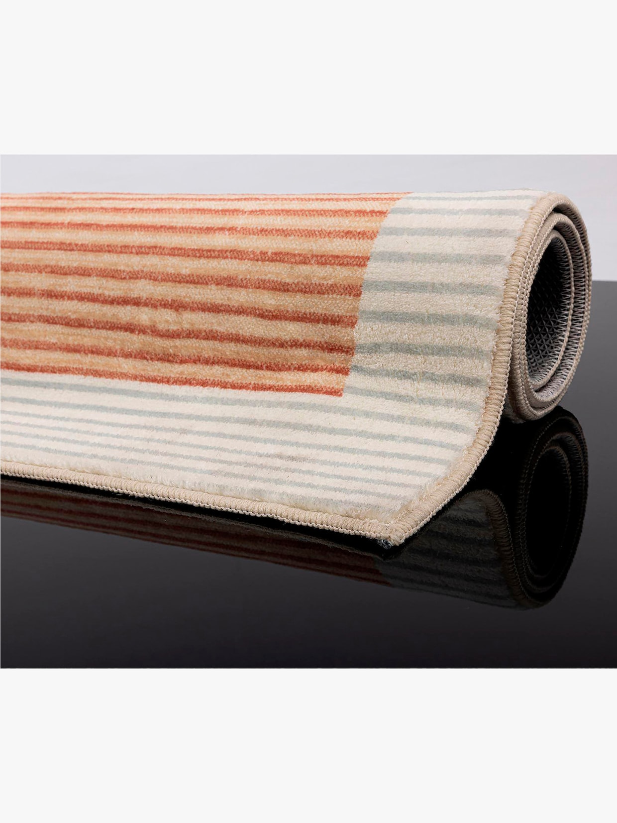 Theko Badematte - grau-bunt