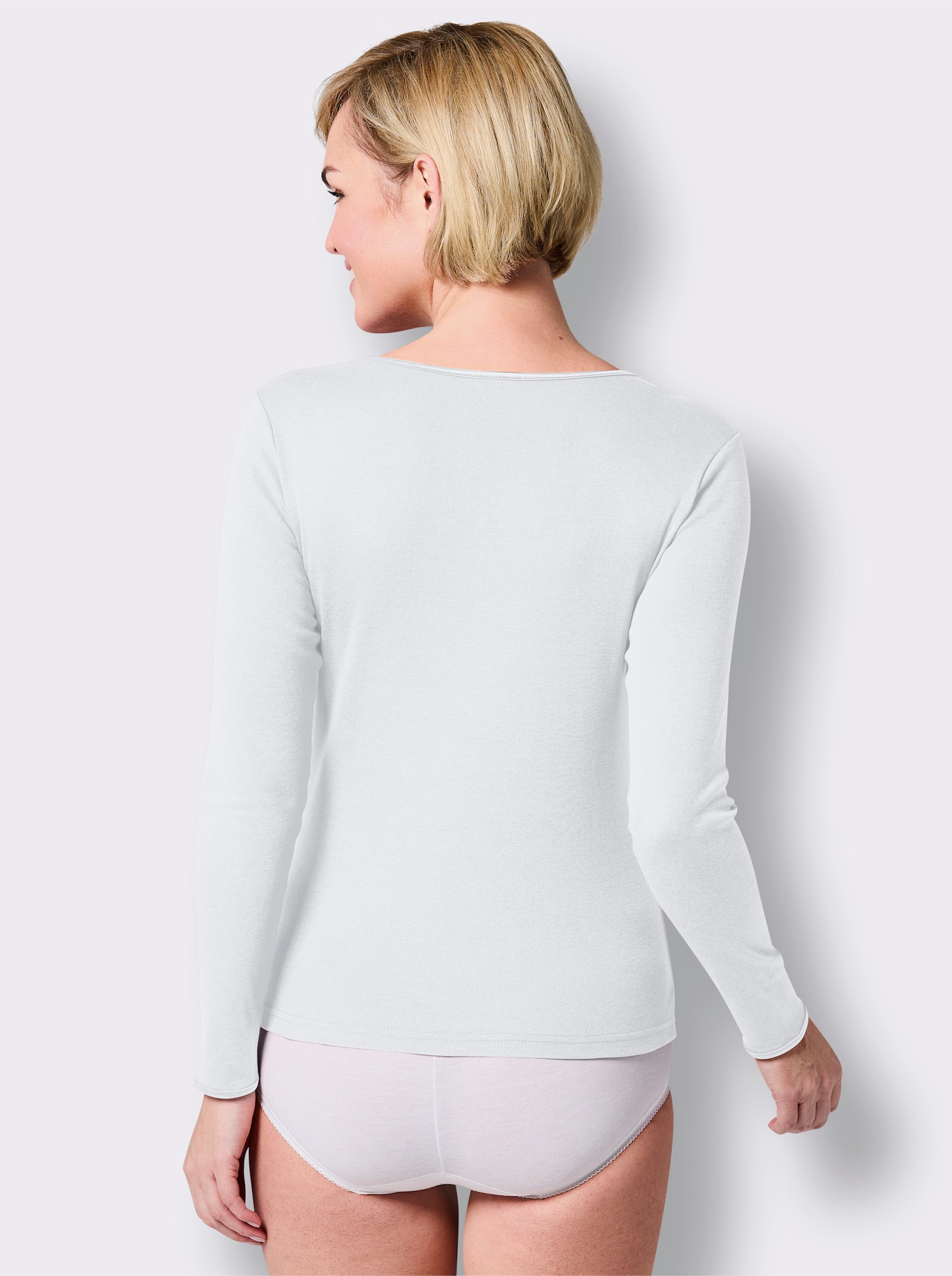 wäschepur Blazershirt - weiß