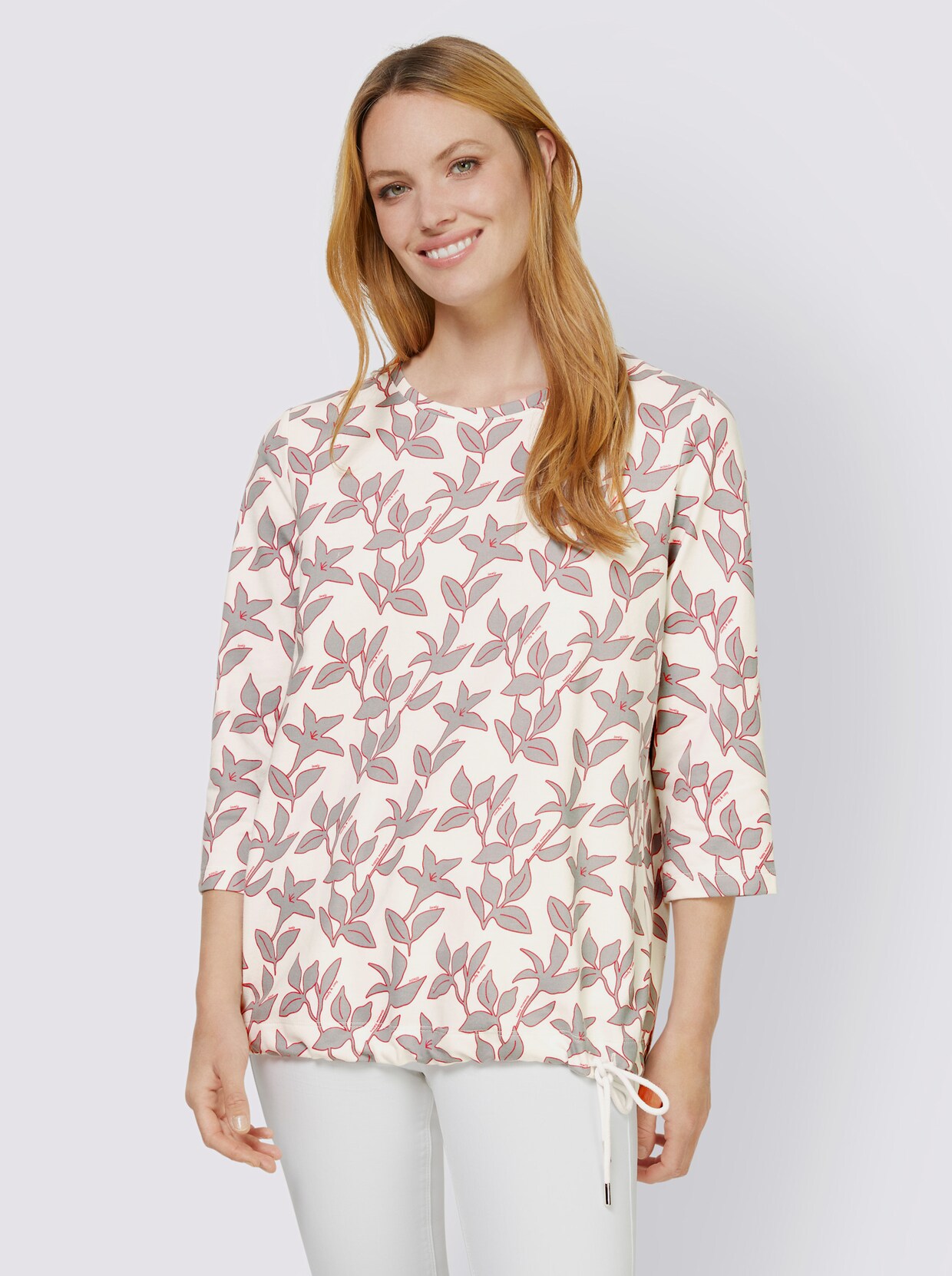 heine Sweatshirt - hummer-steingrau-bedruckt