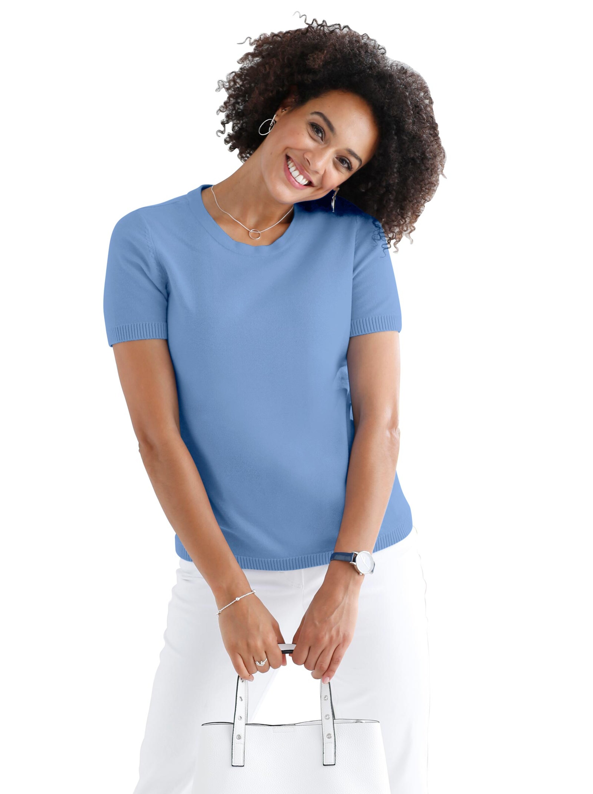 Pullover - himmelblau