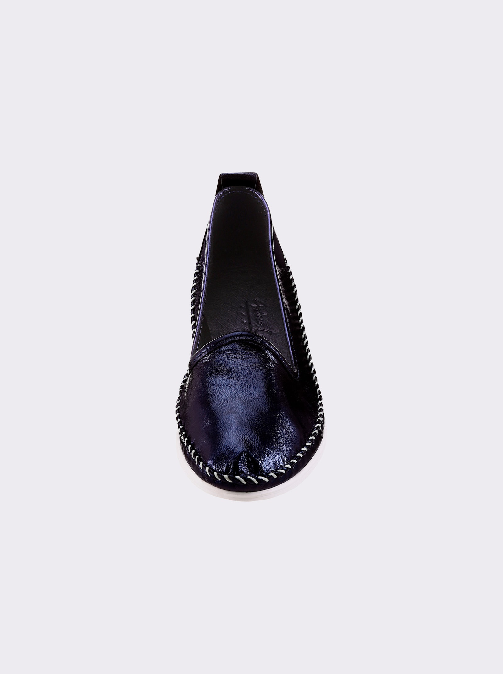 Andrea Conti Slipper - blau-metallic