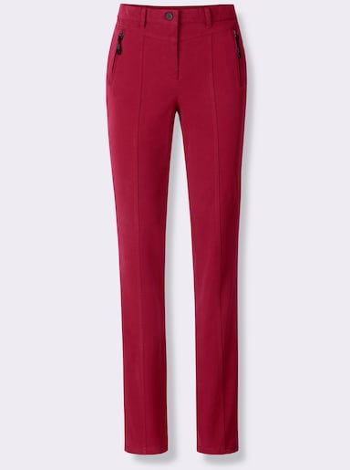 Cosma Twill-broek - donkerrood