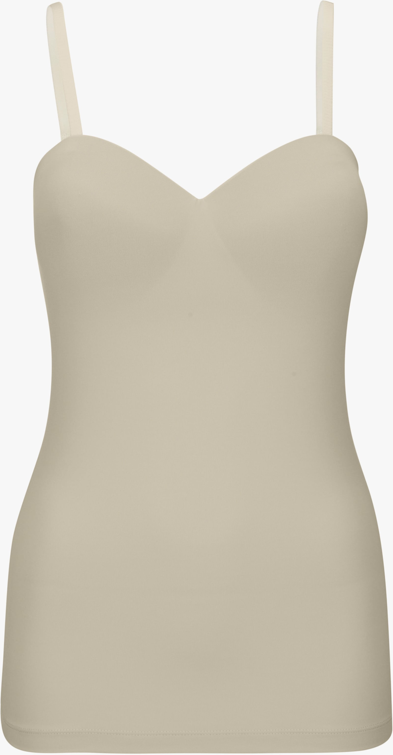 heine Shirttop mit eingearbeiteten Cups - helltaupe