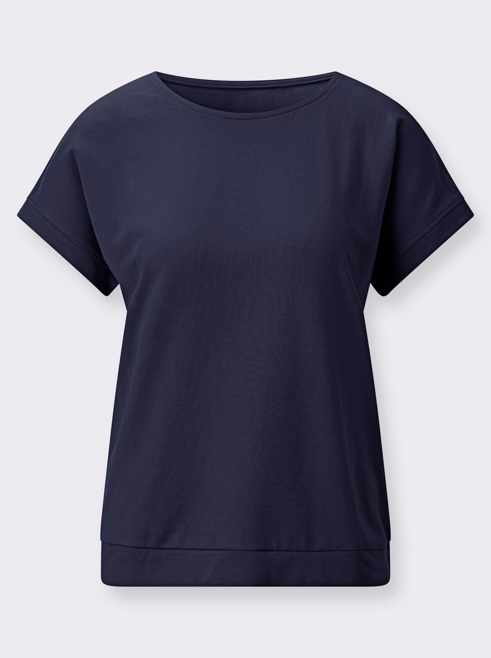 Sweatshirt im Baumwoll-Mix - marine
