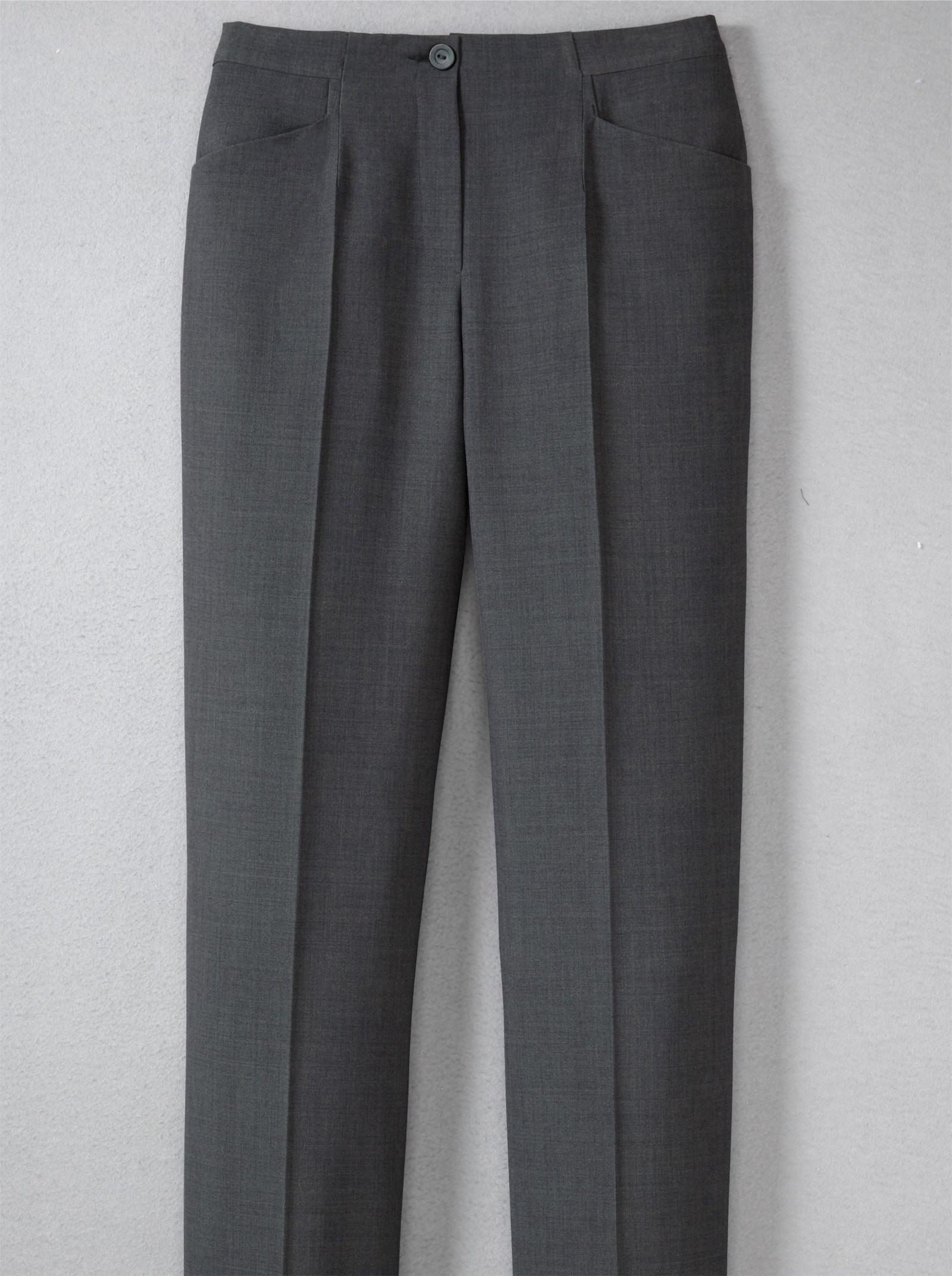 Come on Hose mit Bauch-weg-Effekt - anthrazit-meliert