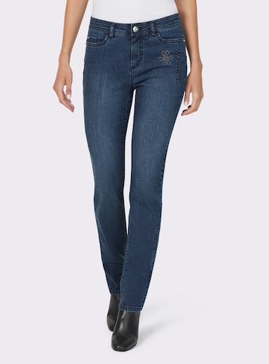 heine Push-up-Jeans - blue-stone-washed