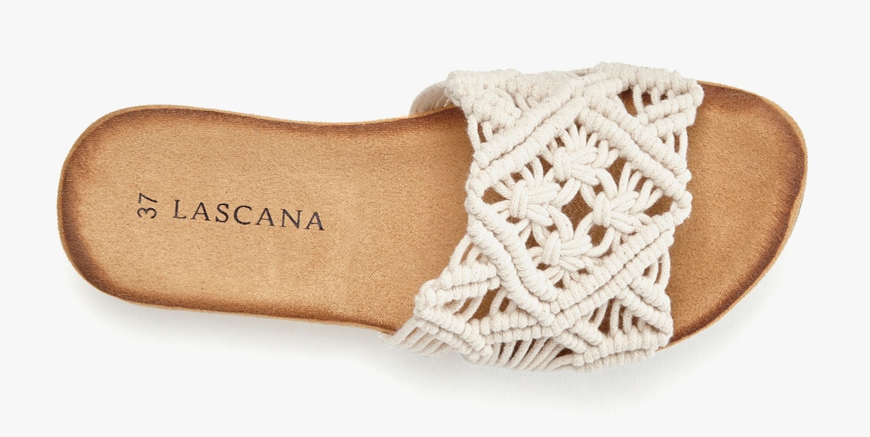 LASCANA Pantolette - beige