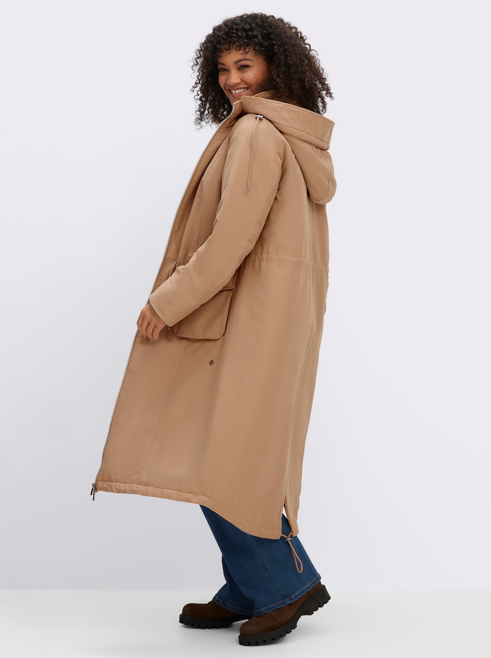 sheego Parka in wärmender Qualität - camel