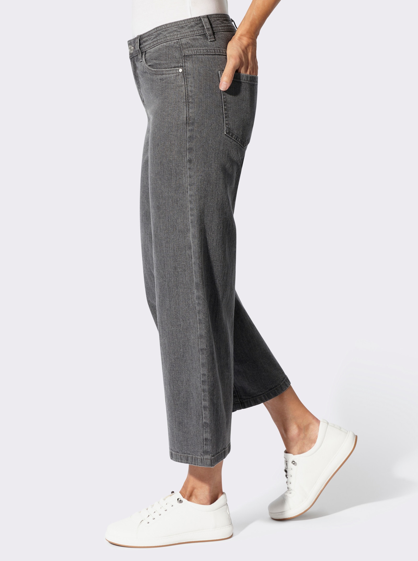 Culotte - grey denim