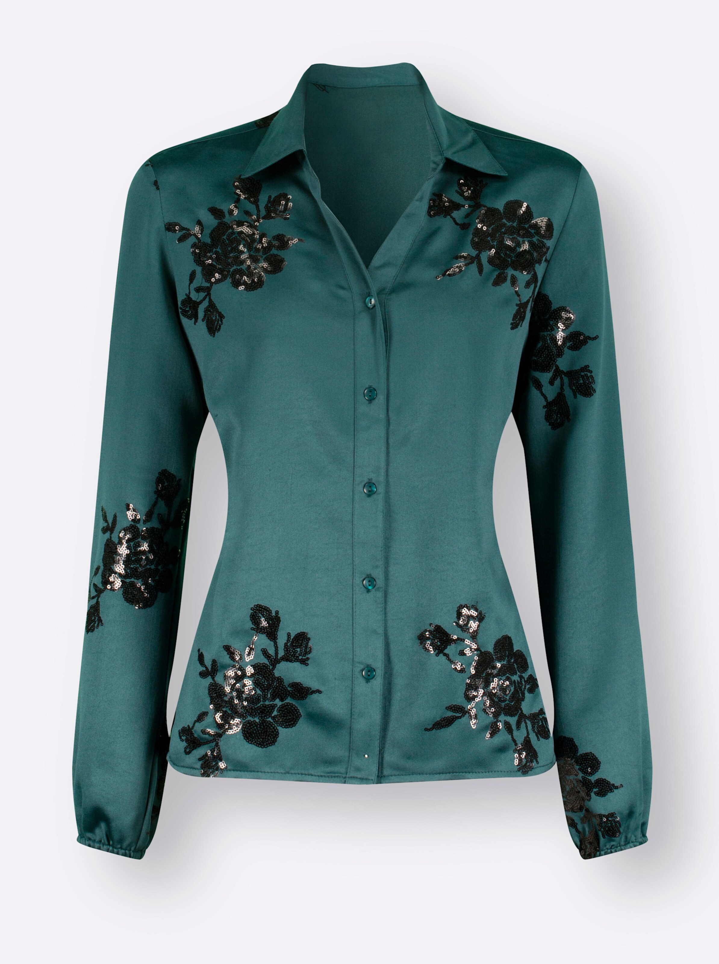 Witt Weiden Damen Bluse petrol  - Onlineshop Witt Weiden