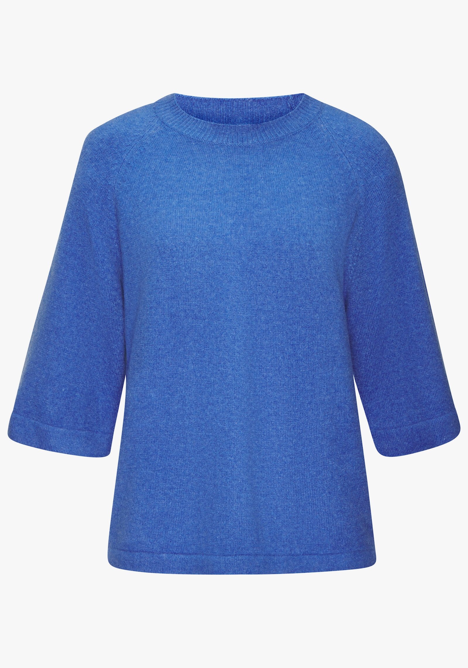 Vivance Kurzarmpullover - blau