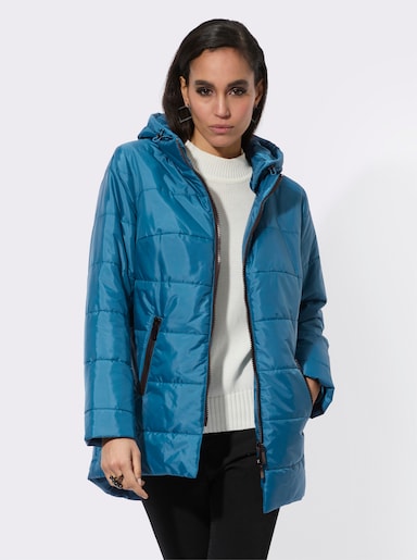 Steppjacke mit knöpfbarer Innentasche - topas