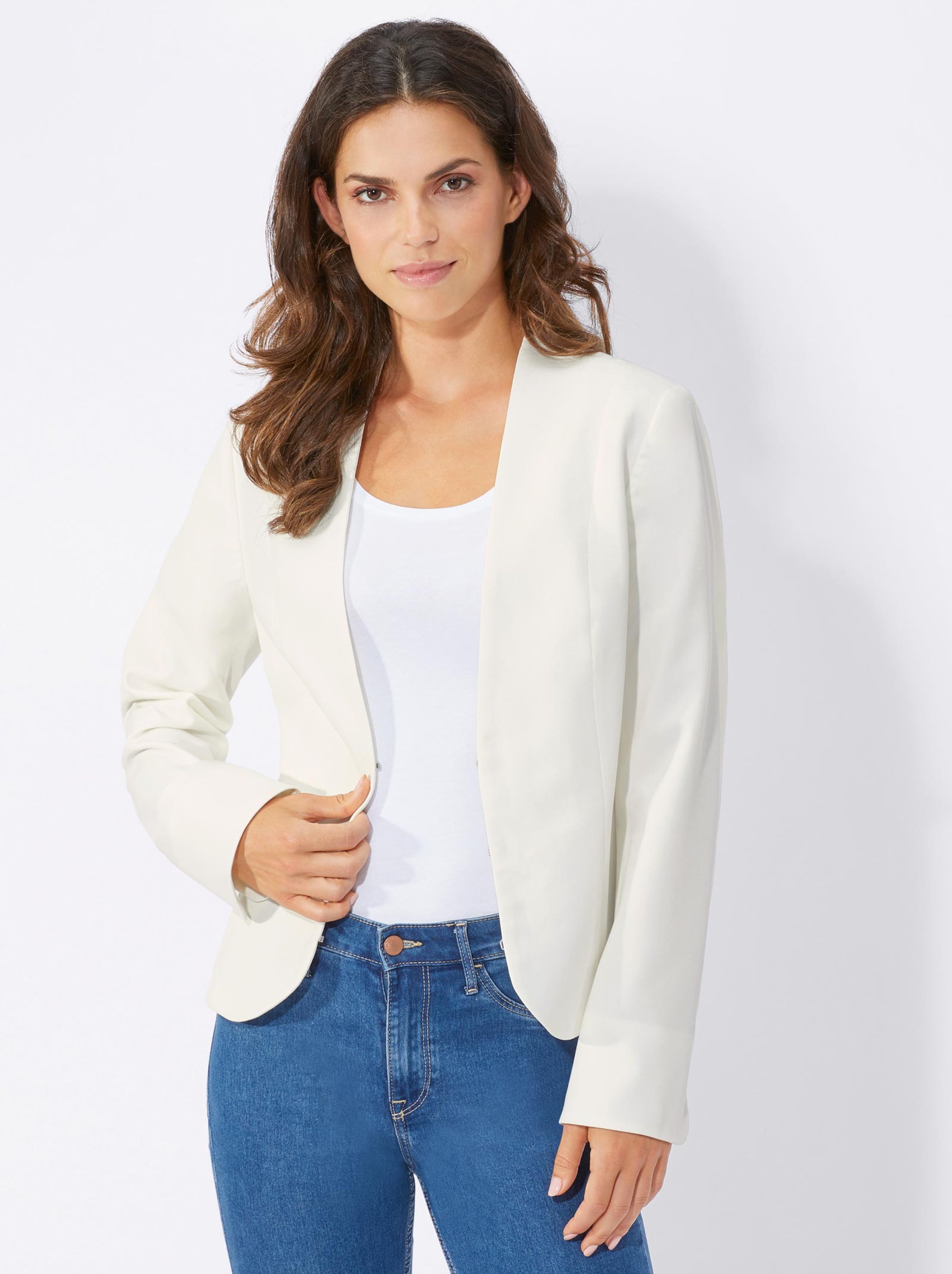 weißer blazer damen kurz