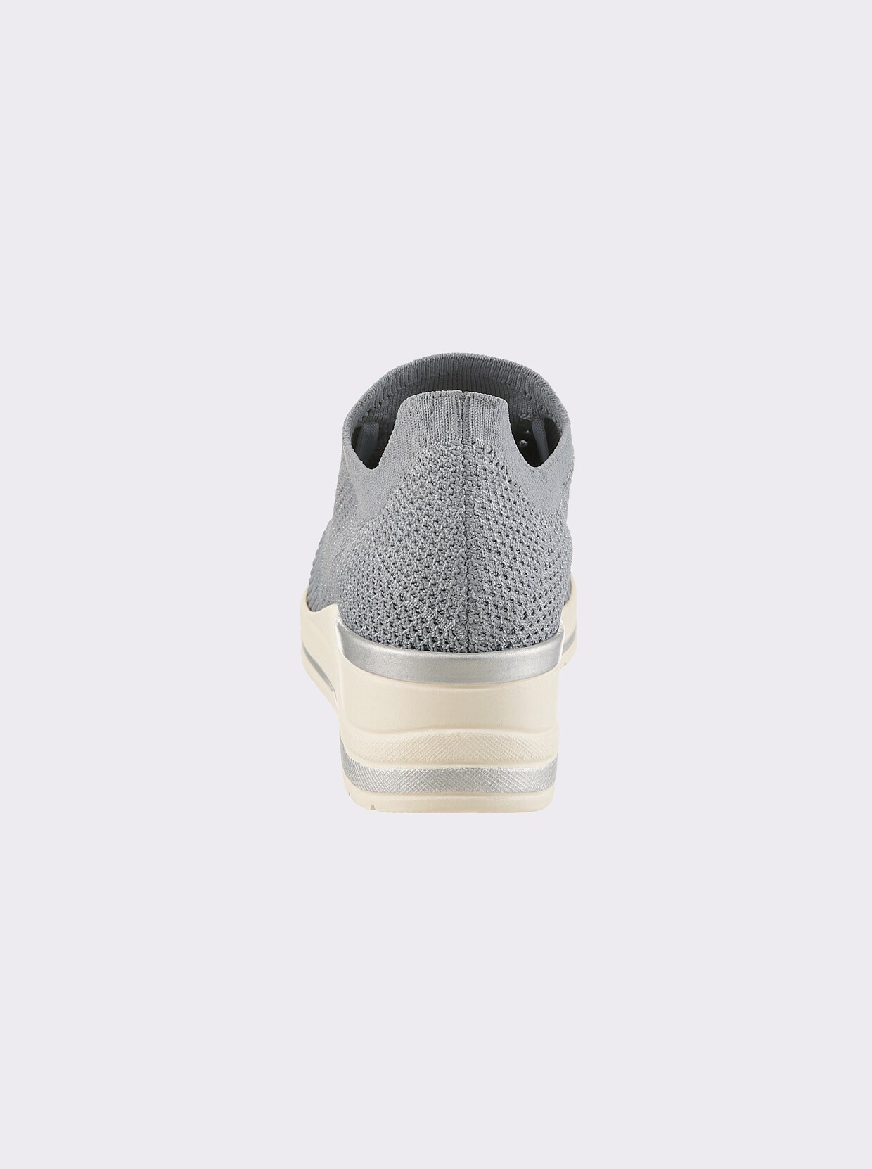 airsoft modern+ Keilsneaker - silberfarben