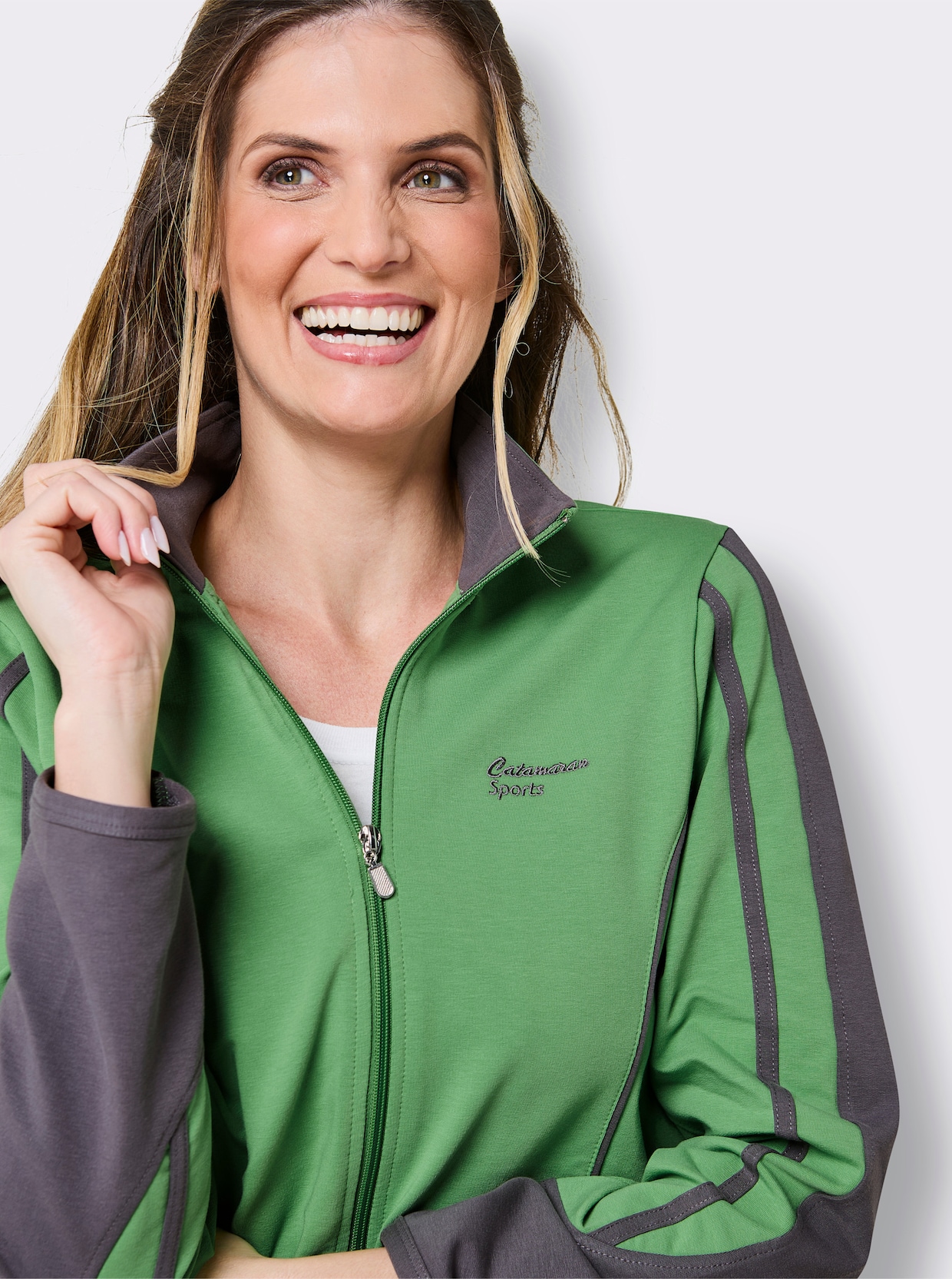 Catamaran Sports Freizeitanzug formstabile Qualität - apfel-anthrazit