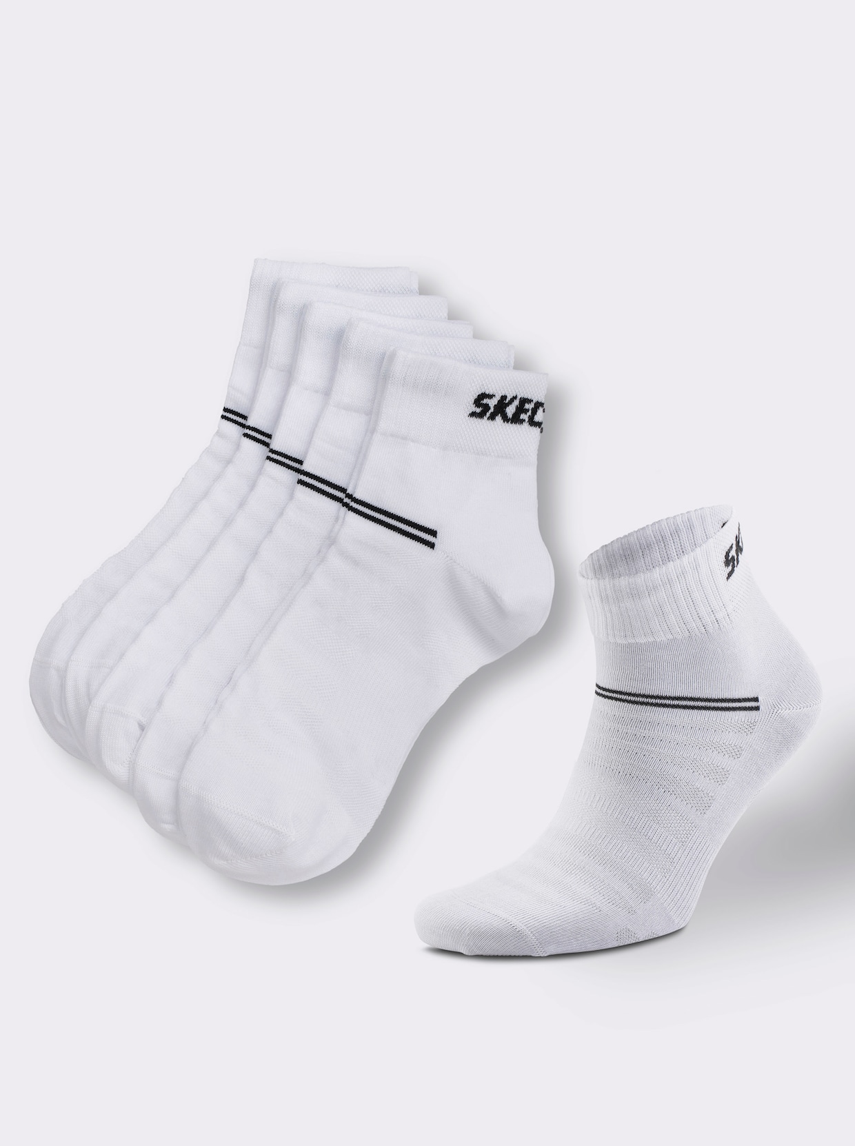 Skechers Sneakersokken - wit