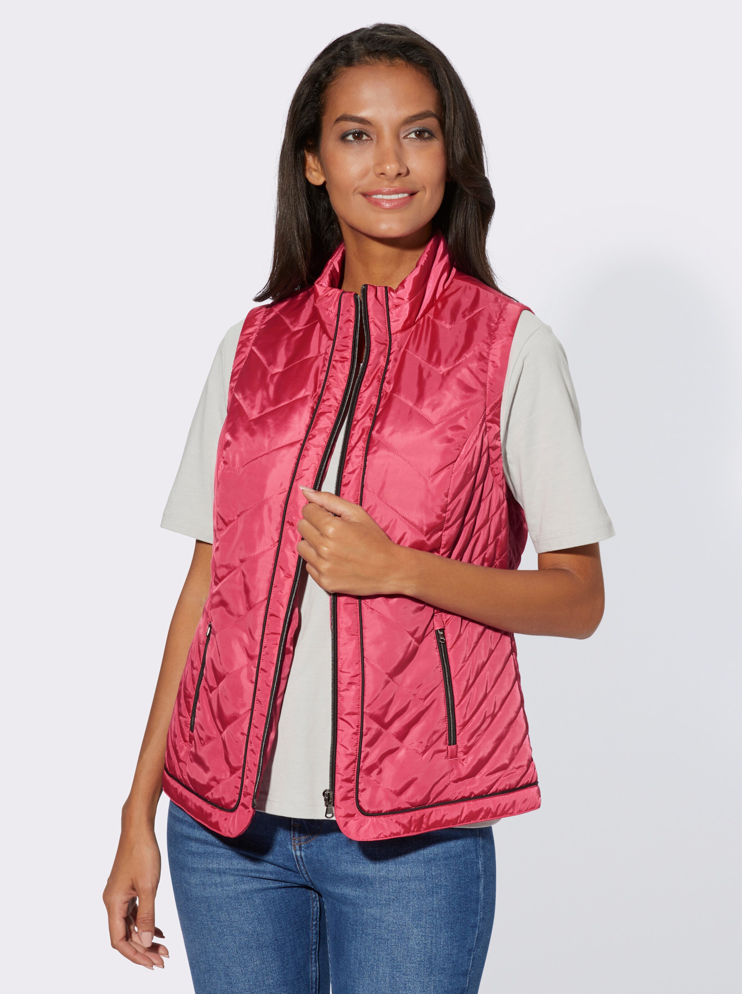 Bodywarmer in fuchsia Your Look... for less!