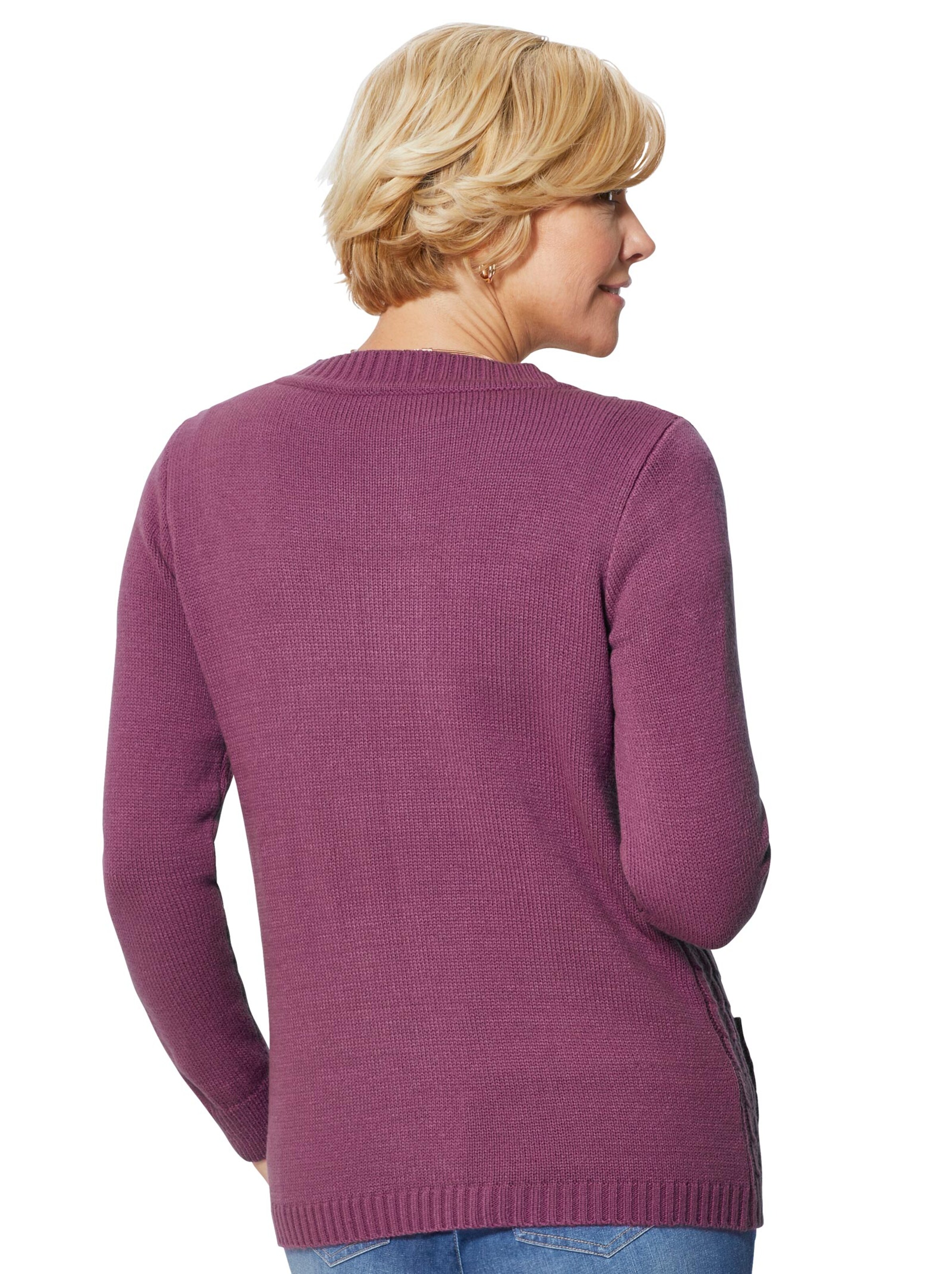 Strickjacke - fuchsia