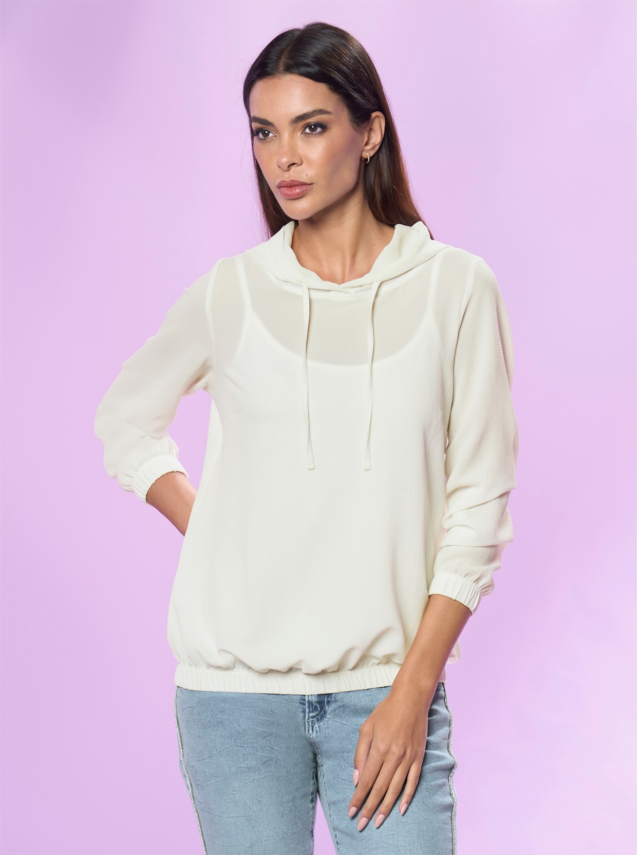 heine Comfortabele blouse - ecru