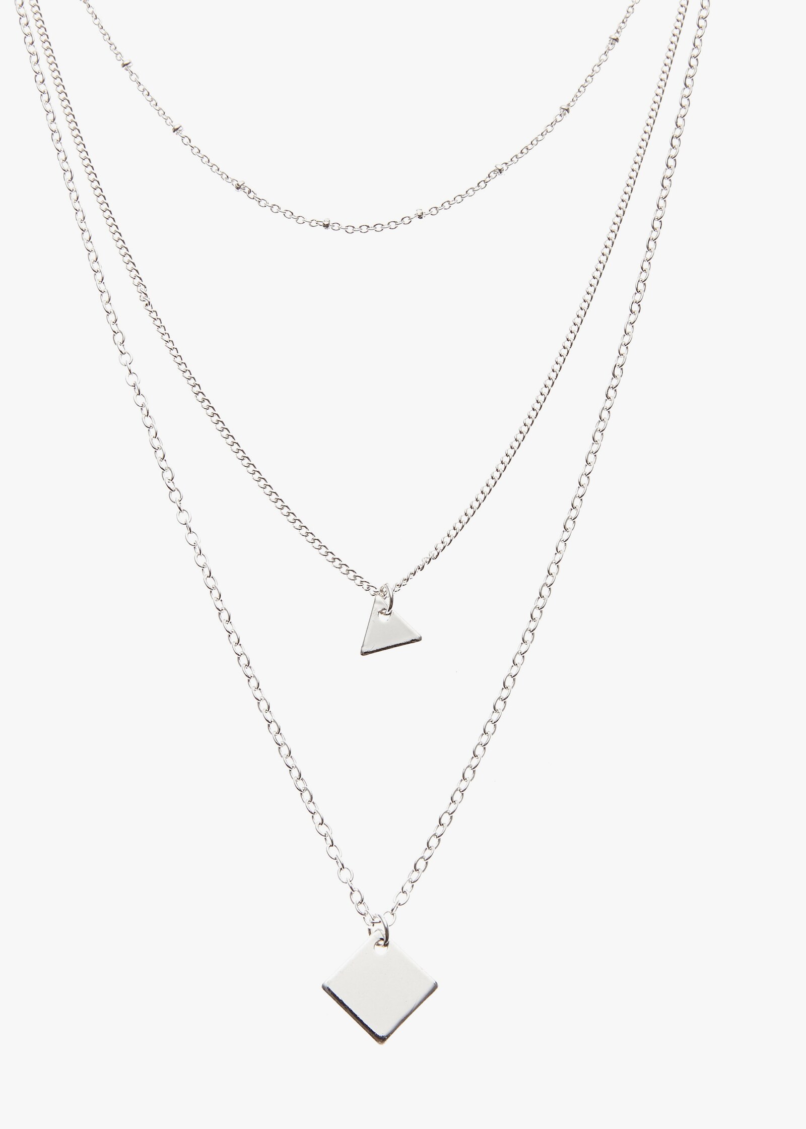 LASCANA Kette mit Anhänger - silberfarben