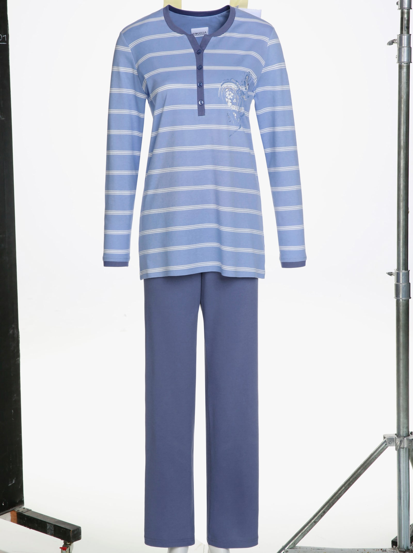 Ringella Pyžamo - modrá-potisk