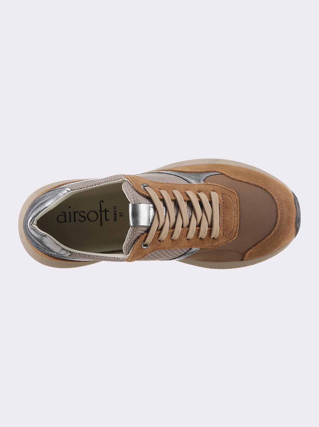 airsoft modern+ Sneaker - cognac
