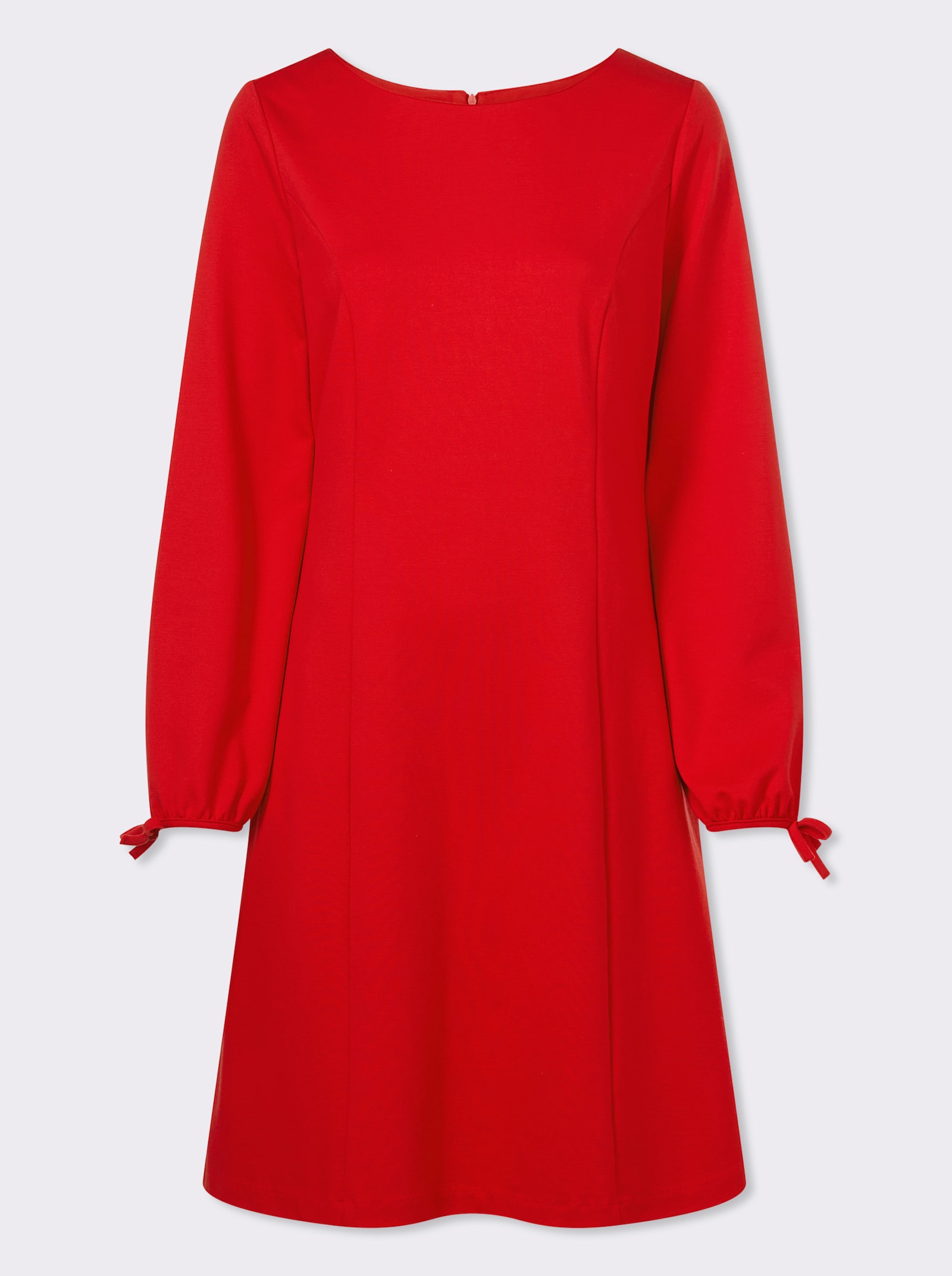 heine Jerseykleid mit Ballonärmeln - erdbeere