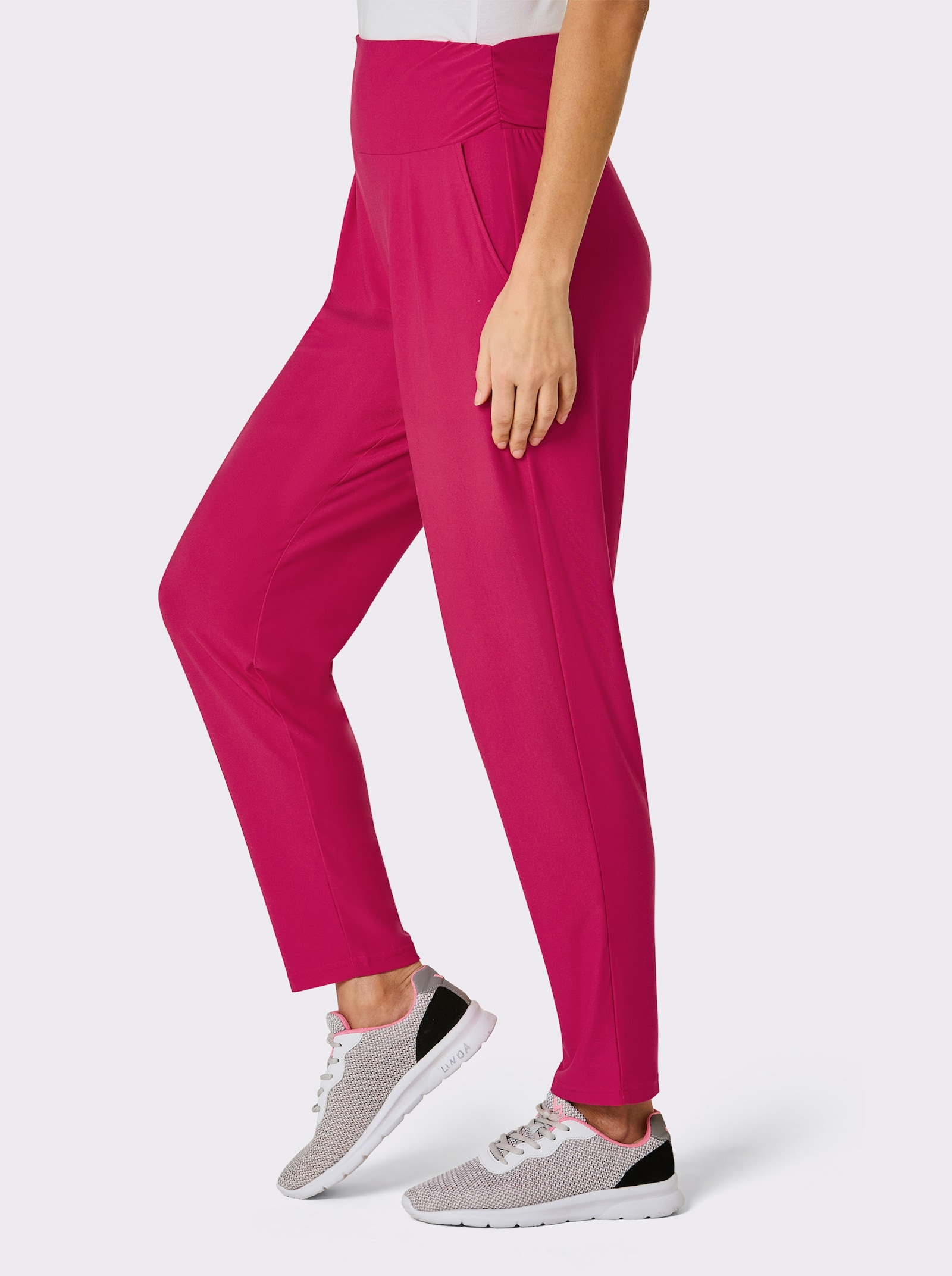 Catamaran Sports Yogahose mit umschlagbarem, breitem Bund - pink