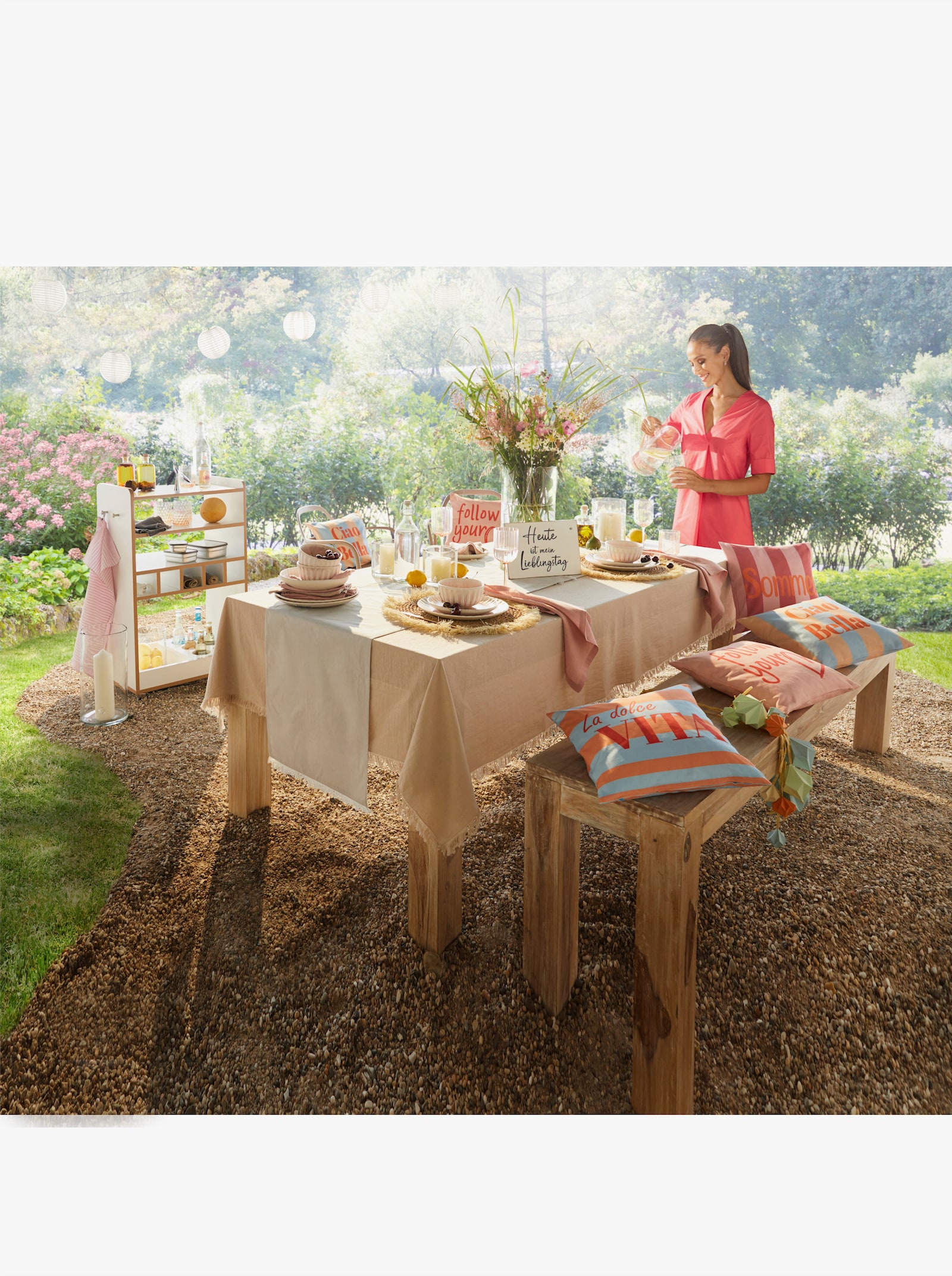 Impressionen Geschirrset - rosé