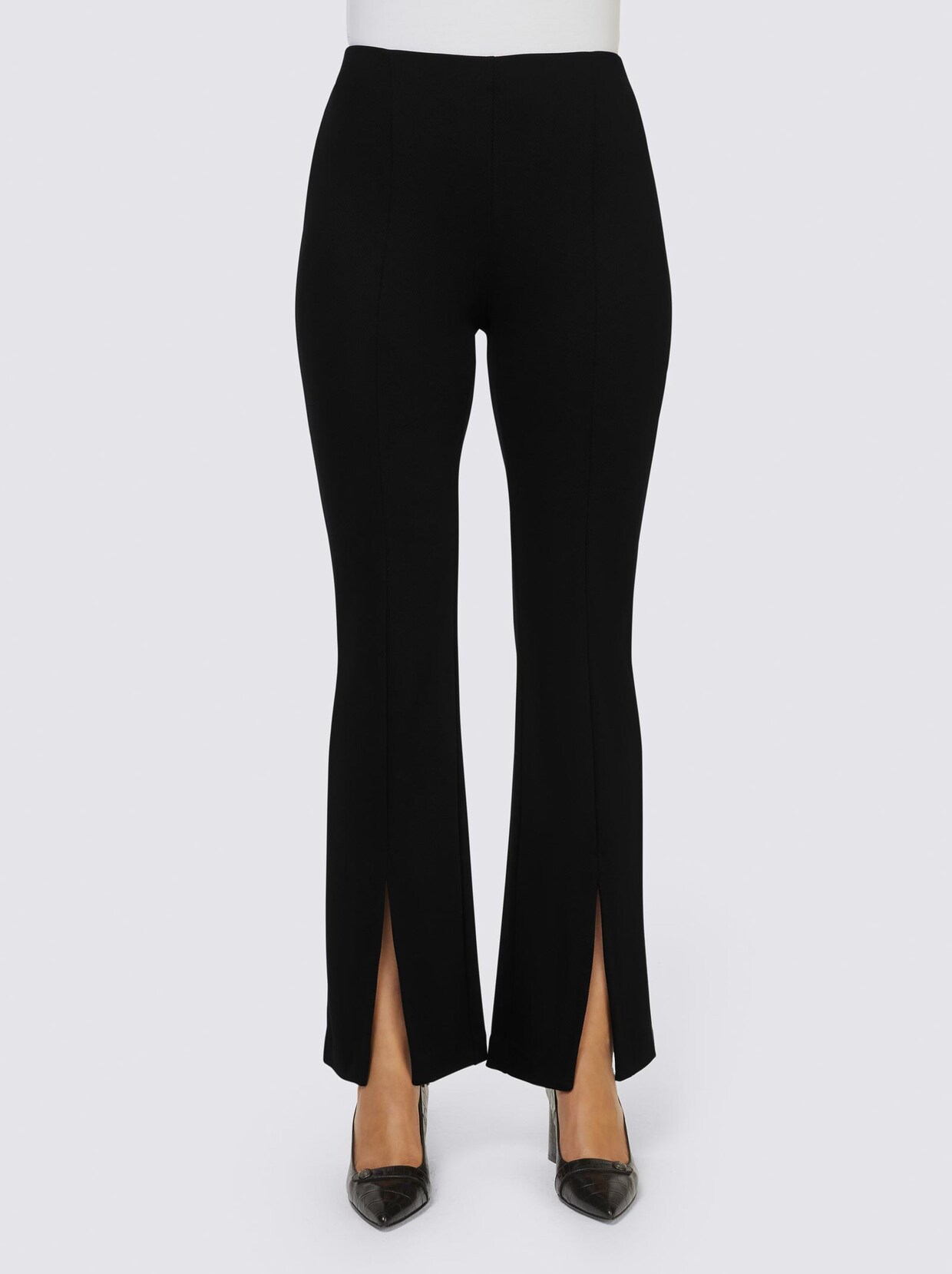 Ashley Brooke Jersey pantalon - zwart