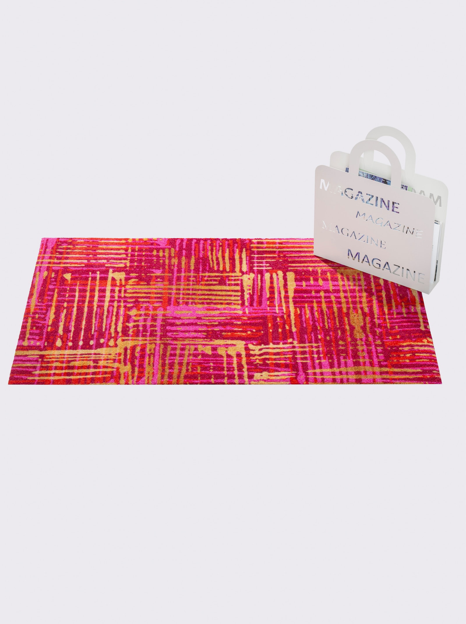 wash+dry by Kleen-Tex Fussmatte - pink-gemustert