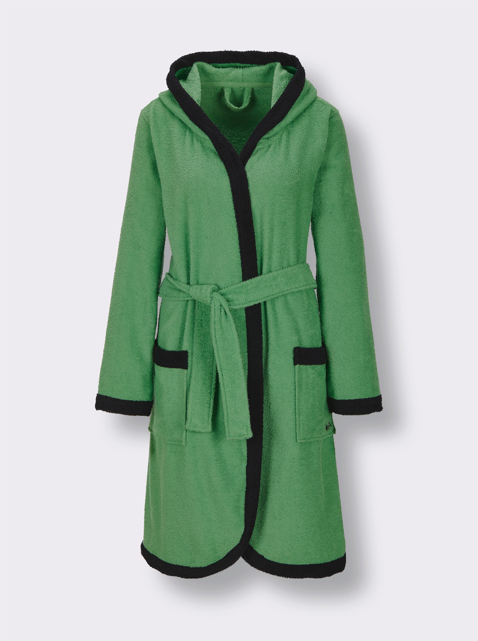 feel good Bademantel - apfel-schwarz