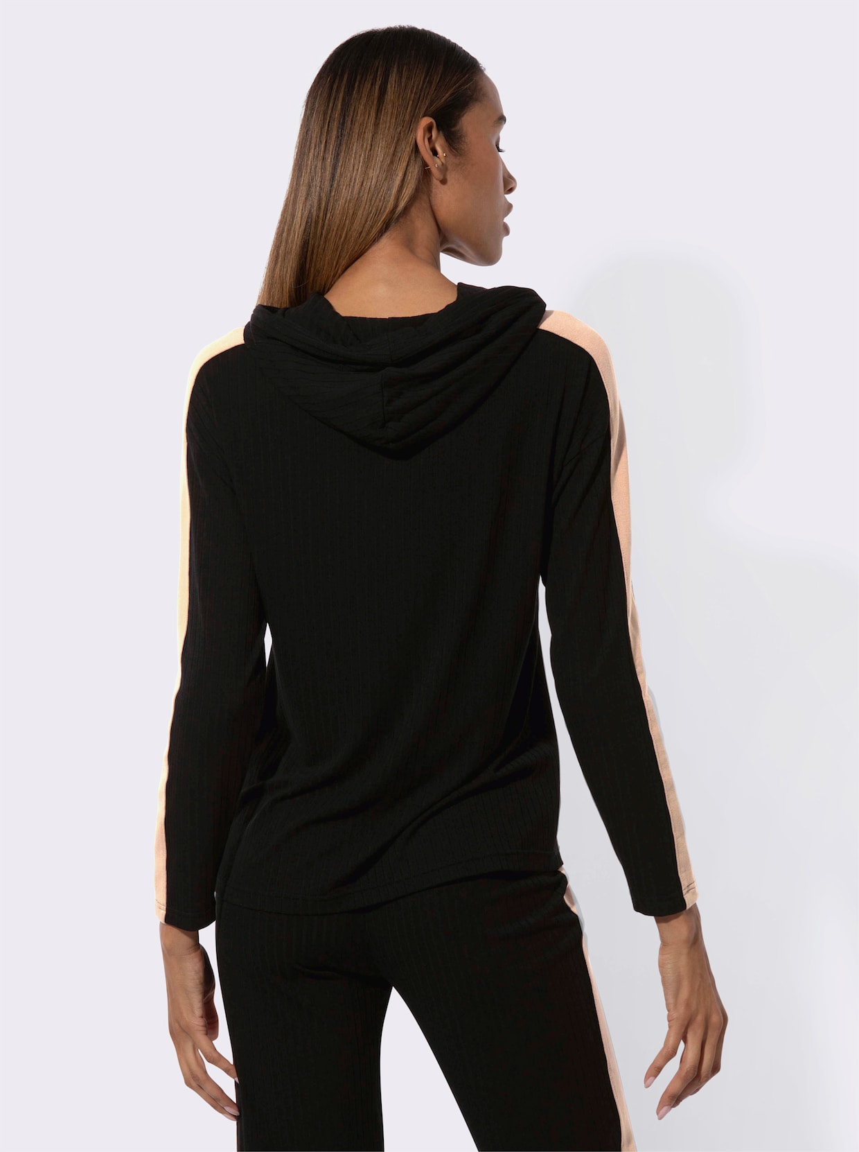 feel good Shirt - schwarz-camel