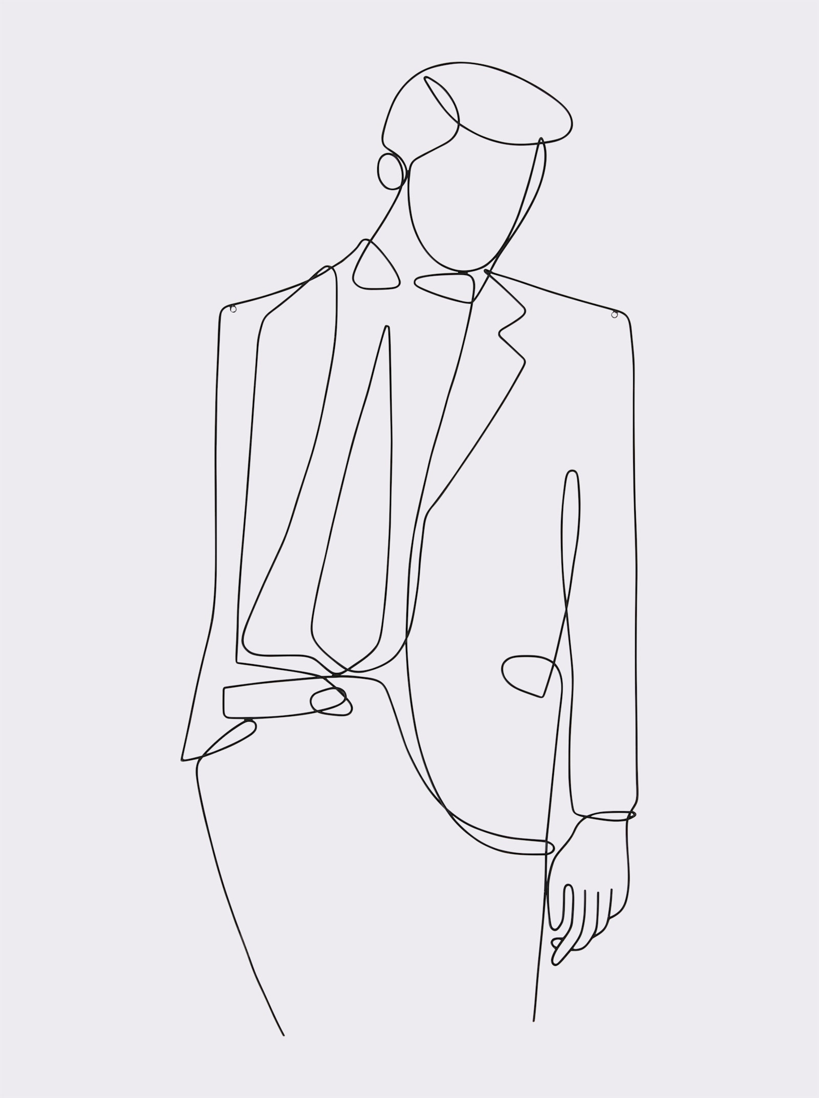 heine home Wanddeko - schwarz