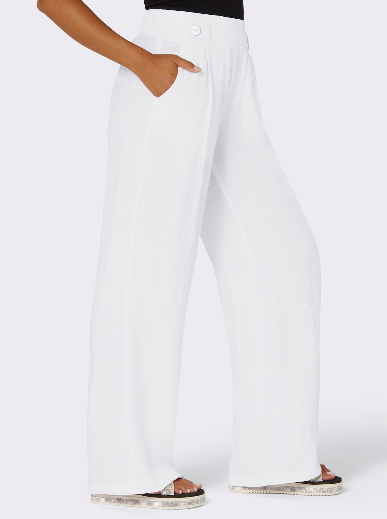 Paperbag-broek - wit