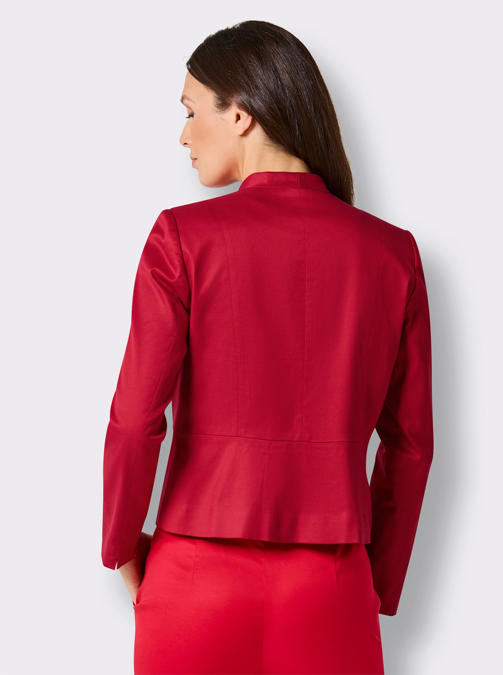 CREATION L PREMIUM Kurzblazer mit Viskose-Futter - rot