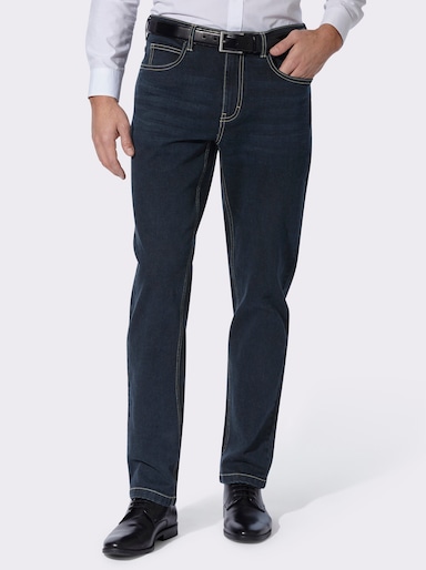 5-Pocket-Jeans mit spezieller Waschung - blue-black
