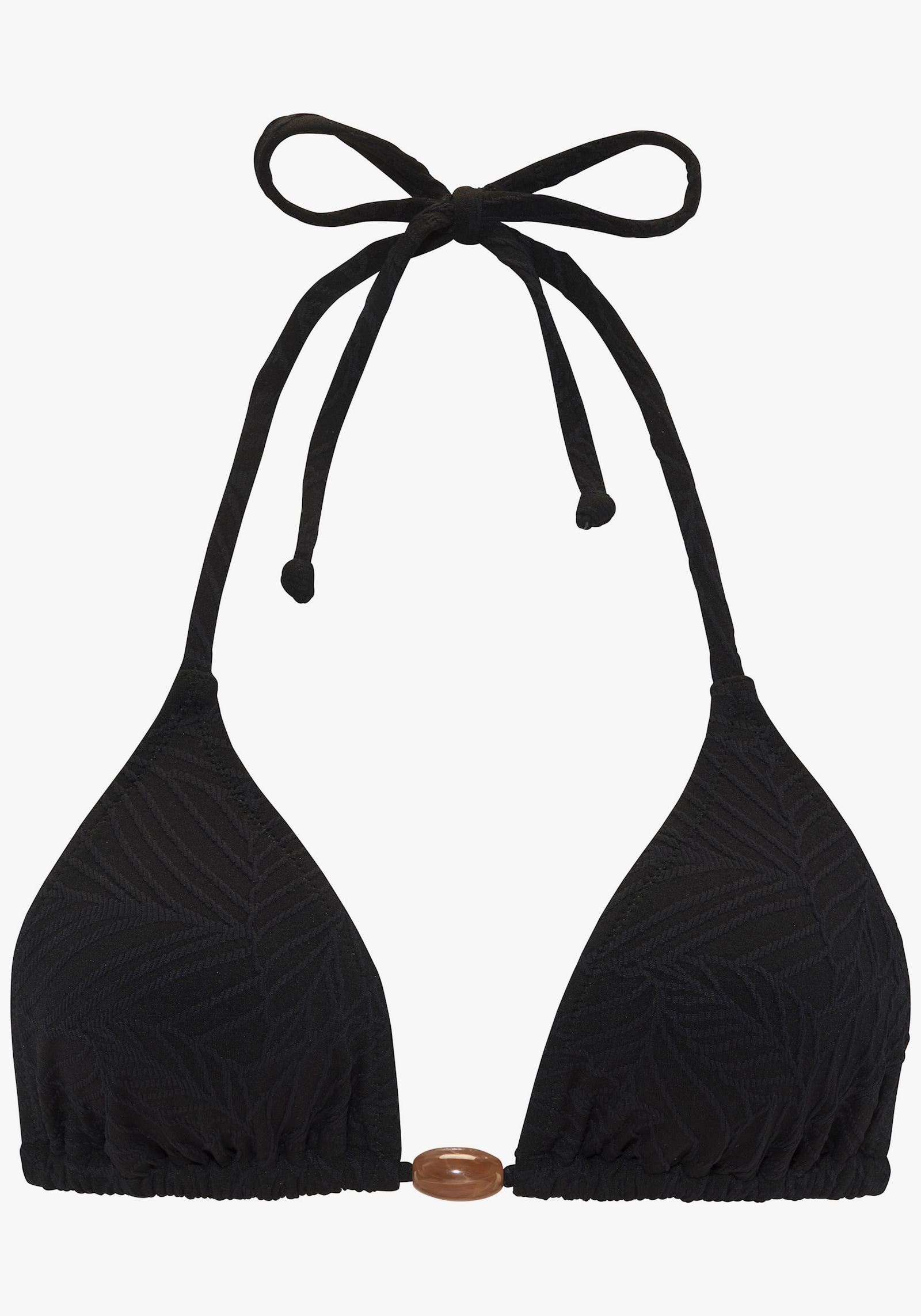 LASCANA Triangel-Bikini-Top - schwarz