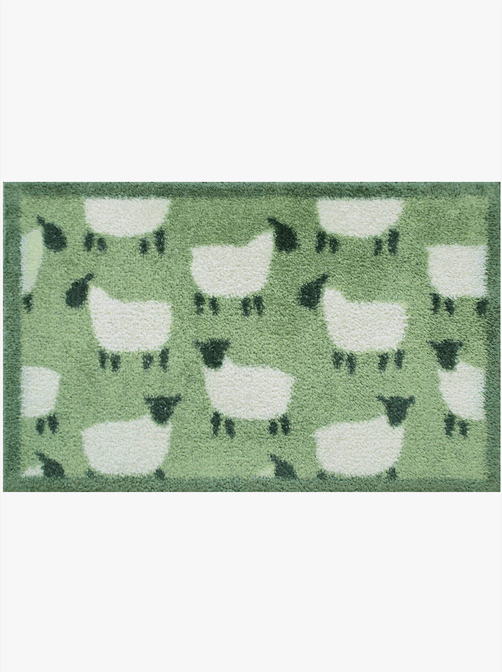 Turtle Mat Fußmatte - grün-ecru