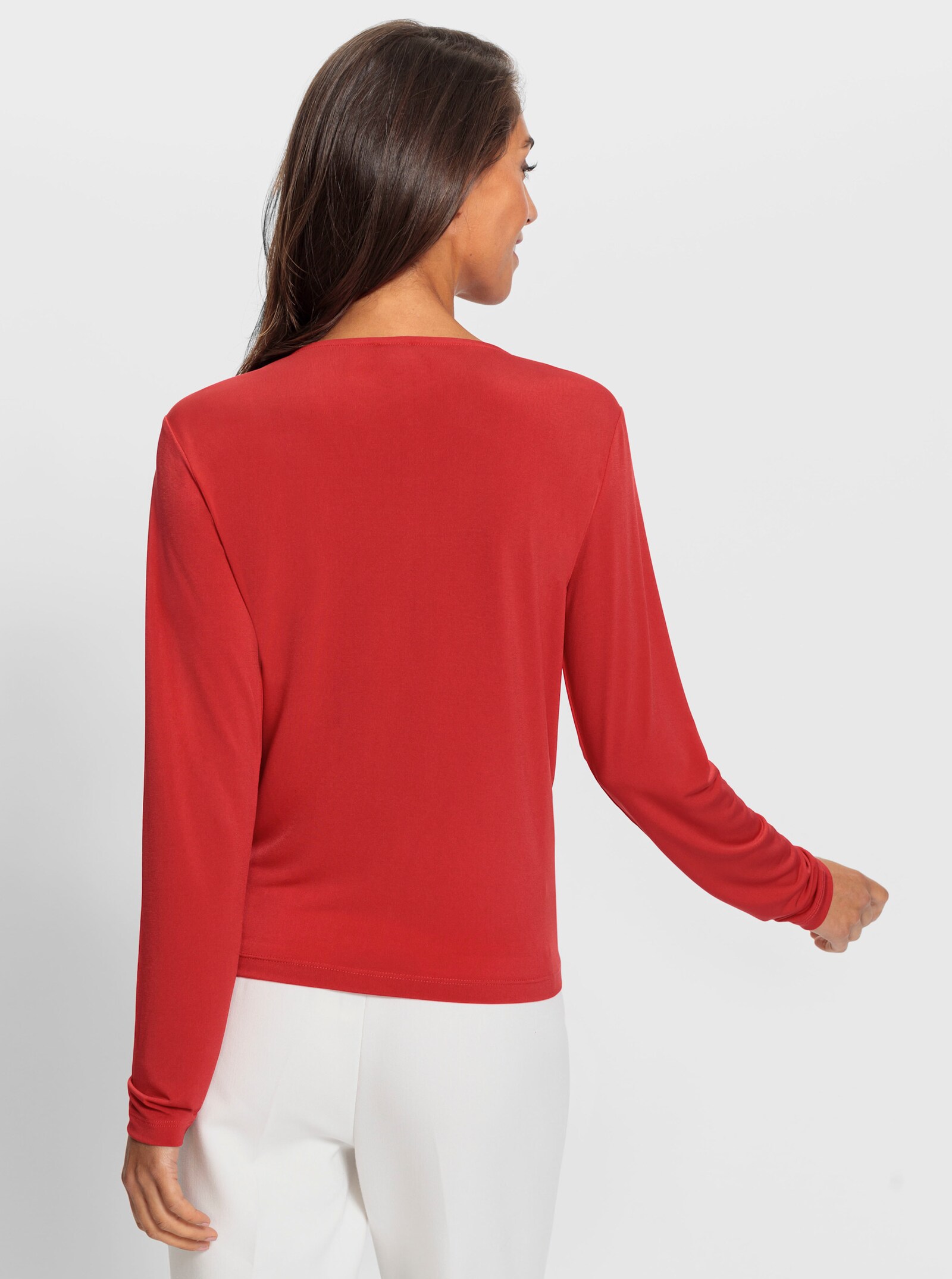 heine Wickelshirt mit Langarm - rot