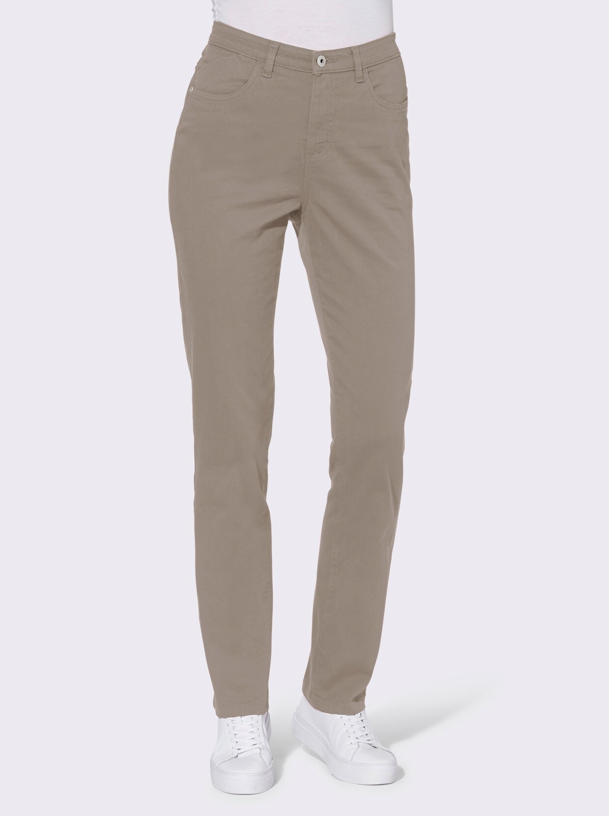 Stretchbroek - sesam