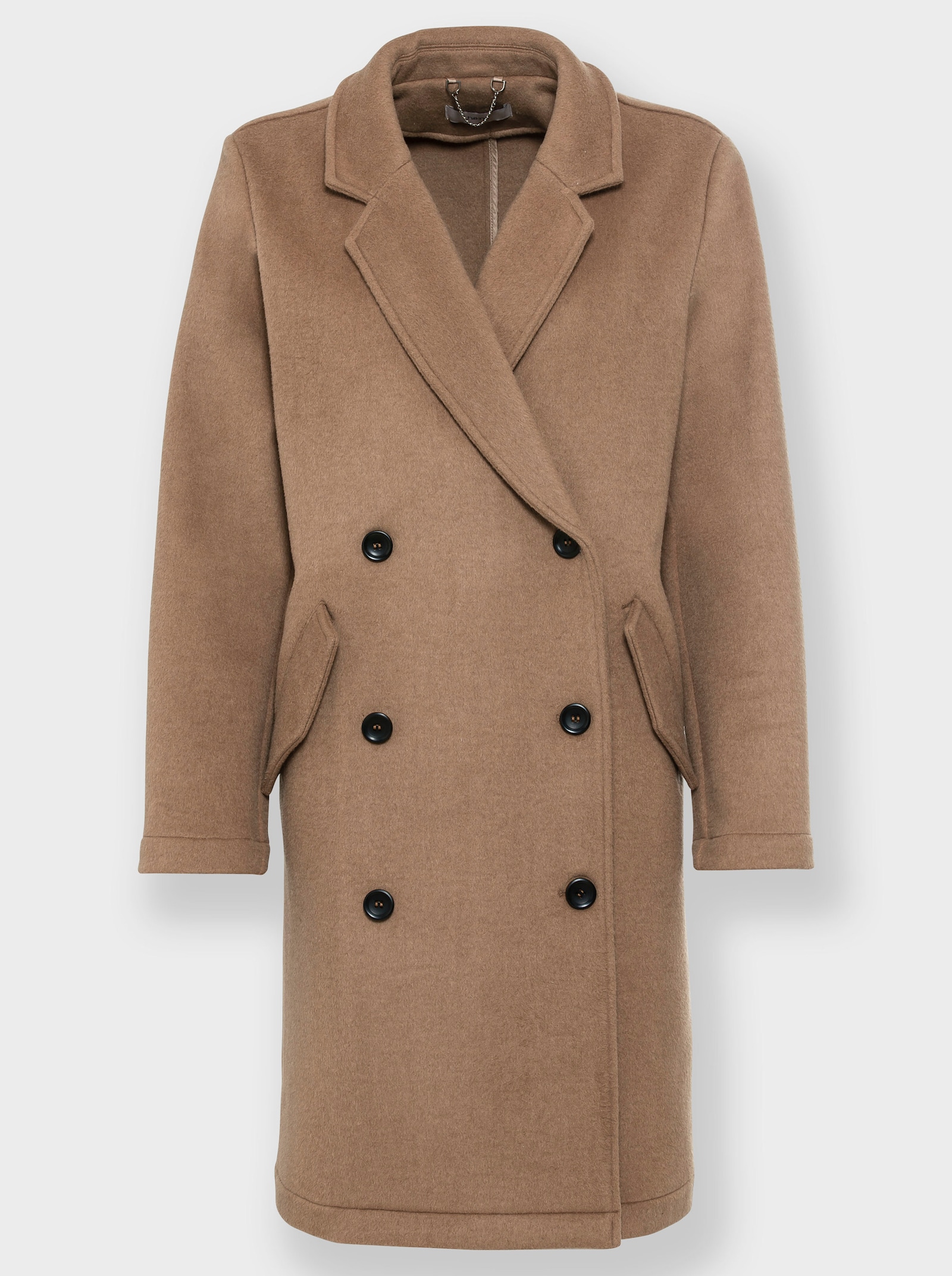 heine Kurzmantel mit Steppweste, einzeln tragbar - camel