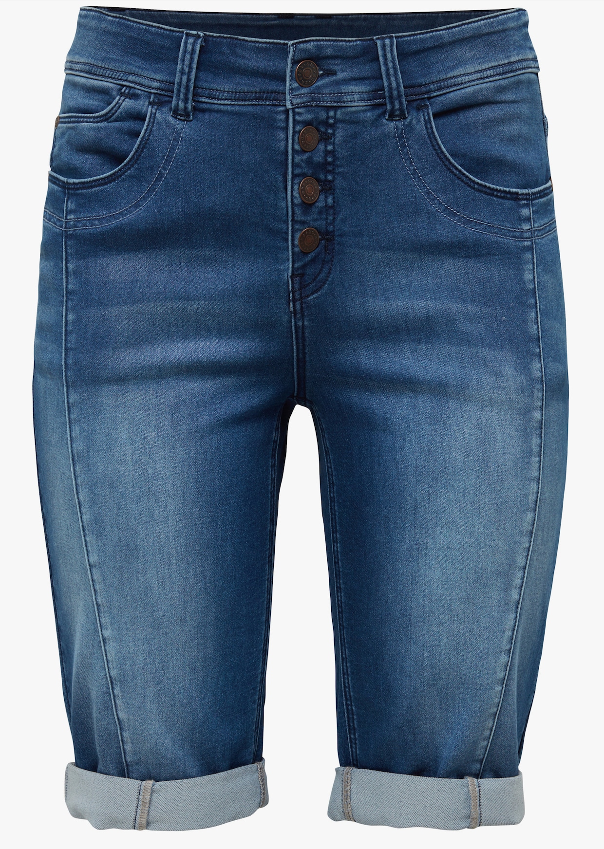 sheego Bermudas - blue denim