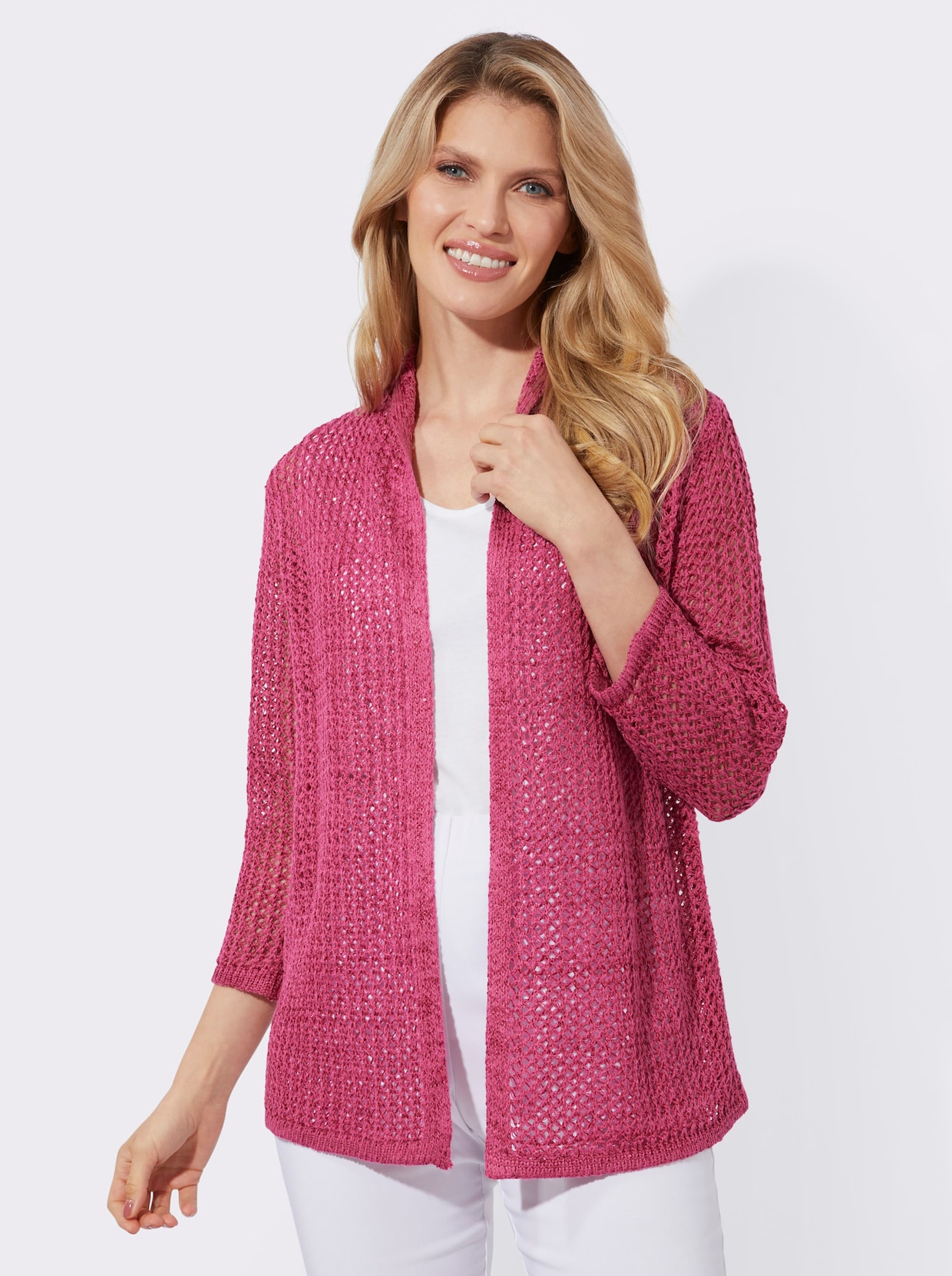 Cardigan - fuchsia